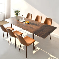 Arkiy Modern 8 Seater extendable Dining Table - Wooden bazar