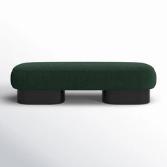 Nancion Fabric Upholstered Bench - Wooden bazar