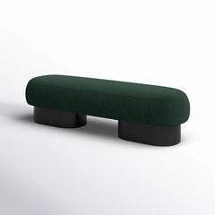 Nancion Fabric Upholstered Bench - Wooden bazar