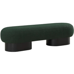 Nancion Fabric Upholstered Bench - Wooden bazar