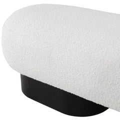 Nancion Fabric Upholstered Bench - Wooden bazar