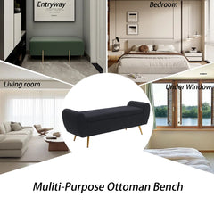 Storage Bench End of Bed Ottoman for King Size Bed - Wooden Bazar