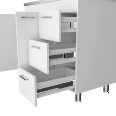 Nafron Utility Sink Base Cabinet - Wooden Bazar