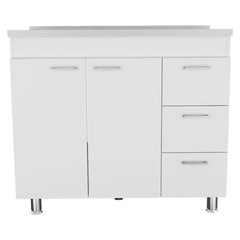 Nafron Utility Sink Base Cabinet - Wooden Bazar