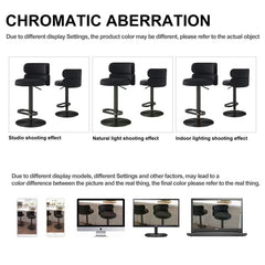 Giacamoz Adjustable Height Swivel Velvet Counter and Bar stool in Stainless Steel