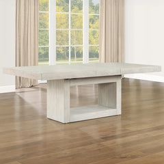 Hiken Extendable Solid Wood Base Dining Table - Wooden bazar