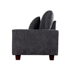Nikos Modern Style 3 Seater Square Arm Sofa Upholstered Couch