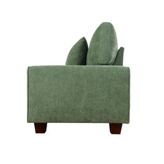 Nikos Modern Style 3 Seater Square Arm Sofa Upholstered Couch