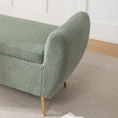 Ferry Upholstered Flip Top Storage Bench - Wooden Bazar