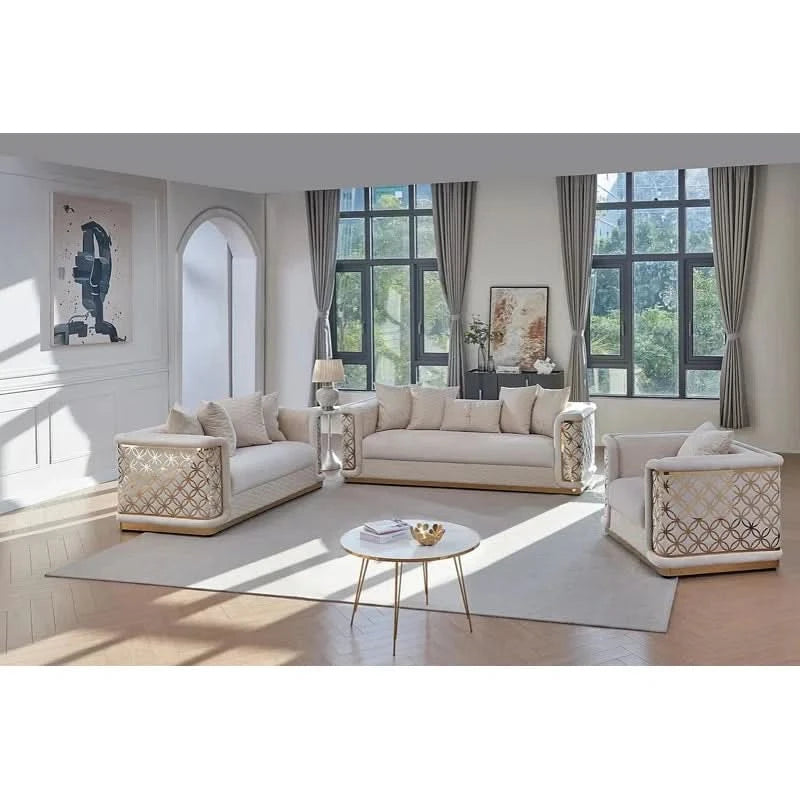 Kimmikaz Piece Living Room Luxury Sofa Set – Wooden Bazar