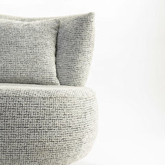 Limberg Modern Swivel Lounge Chair - Wooden bazar