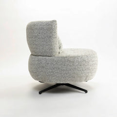 Limberg Modern Swivel Lounge Chair - Wooden bazar
