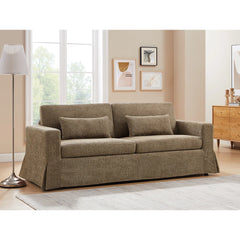 Brenda 3-Seater Sofa With Slipcover - Wooden Bazar