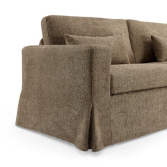 Brenda 3-Seater Sofa With Slipcover - Wooden Bazar