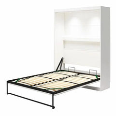 Murphy Bed with Gallery Shelf & Touch Sensor LED Lighting