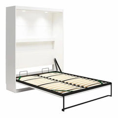 Murphy Bed with Gallery Shelf & Touch Sensor LED Lighting