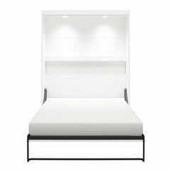 Murphy Bed with Gallery Shelf & Touch Sensor LED Lighting