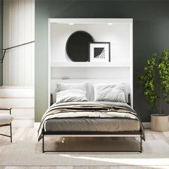 Murphy Bed with Gallery Shelf & Touch Sensor LED Lighting