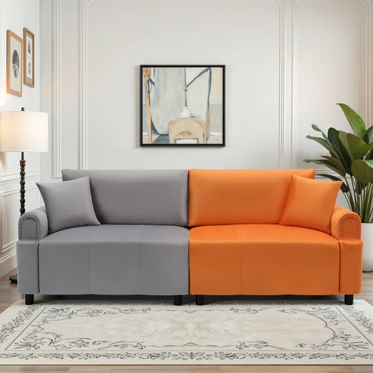 Erack 3-Seater Modular Sofa Couch with Velvet Finish
