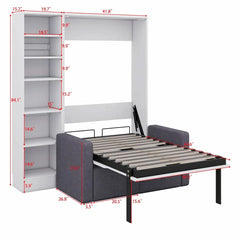 Murphy Bed Wall Bed With Sofa And Shelves