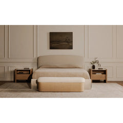 Himpy Modern Upholstered bench - Wooden Bazar