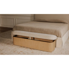 Himpy Modern Upholstered bench - Wooden Bazar