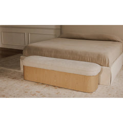 Himpy Modern Upholstered bench - Wooden Bazar
