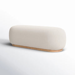Carbon Upholstered Bench - Wooden bazar
