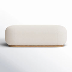 Carbon Upholstered Bench - Wooden bazar
