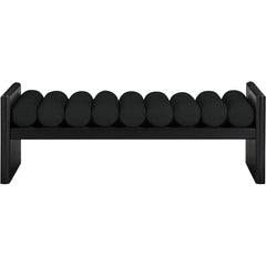 Newra Boucle Wood Bench - Wooden Bazar