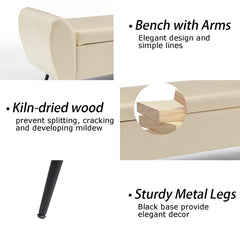 Savin Vegan Leather Storage Bench Storage Ottoman for King Size Bed - Wooden Bazar