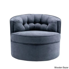 Linen Swivel Chair-6