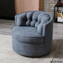Linen Swivel Chair