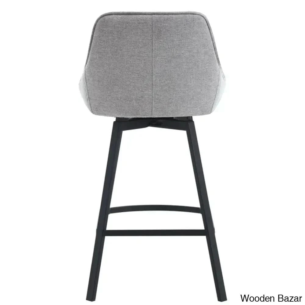 Absalomz Swivel 25.2āā Counter Stool - Wooden Bazar