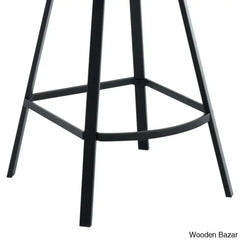 Absalomz Swivel 25.2āā Counter Stool - Wooden Bazar