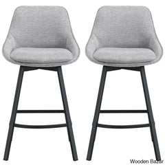 Absalomz Swivel 25.2āā Counter Stool - Wooden Bazar