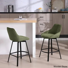 Absalomz Swivel 25.2āā Counter Stool - Wooden Bazar