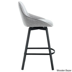 Absalomz Swivel 25.2āā Counter Stool - Wooden Bazar