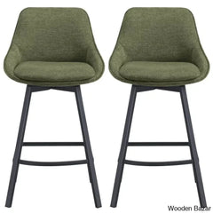 Absalomz Swivel 25.2āā Counter Stool - Wooden Bazar