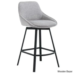 Absalomz Swivel 25.2āā Counter Stool - Wooden Bazar