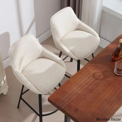 Absalomz Swivel 25.2āā Counter Stool - Wooden Bazar