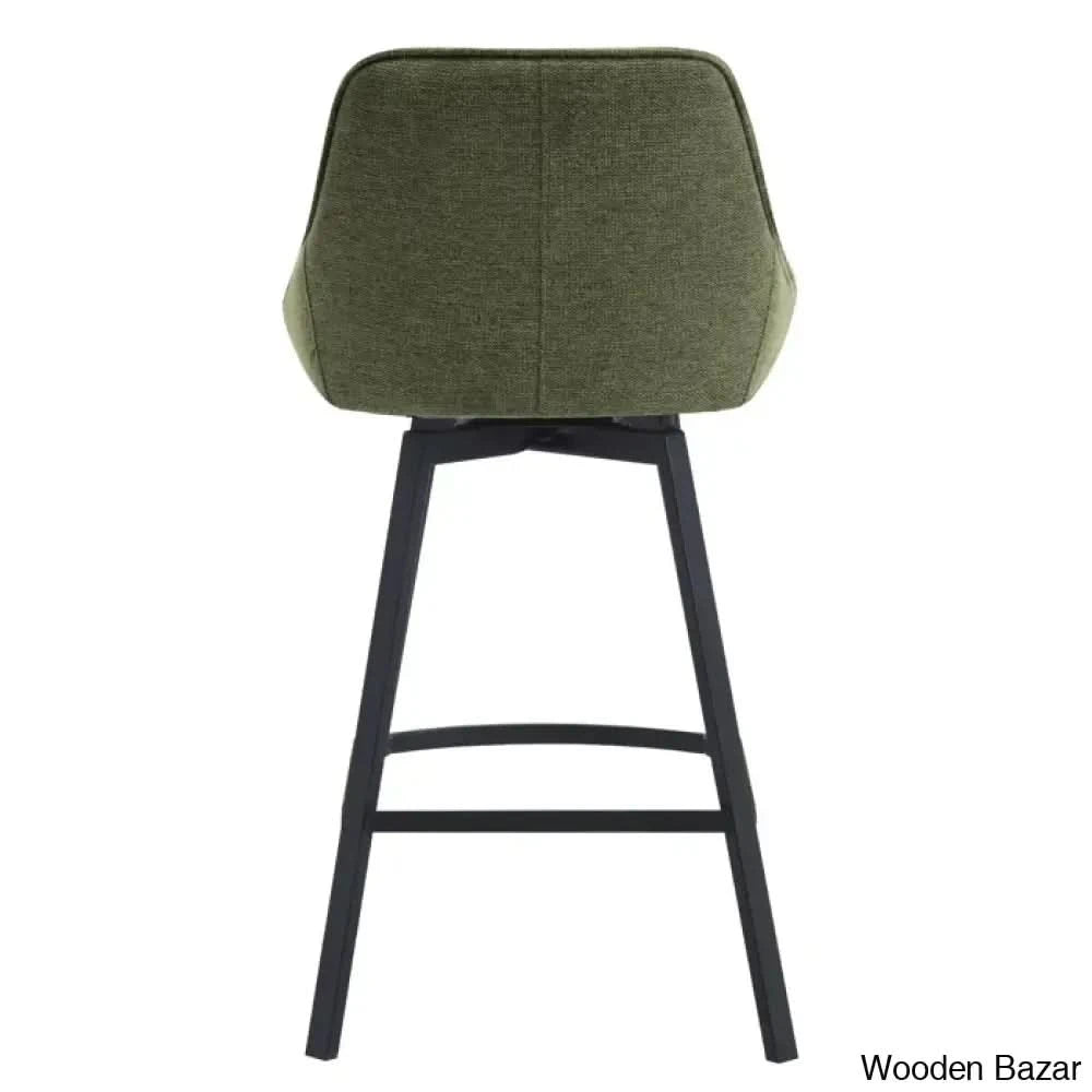 Absalomz Swivel 25.2āā Counter Stool - Wooden Bazar