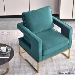 Arm Chair with Steel Leg -5