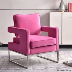 Arm Chair with Steel Leg -10