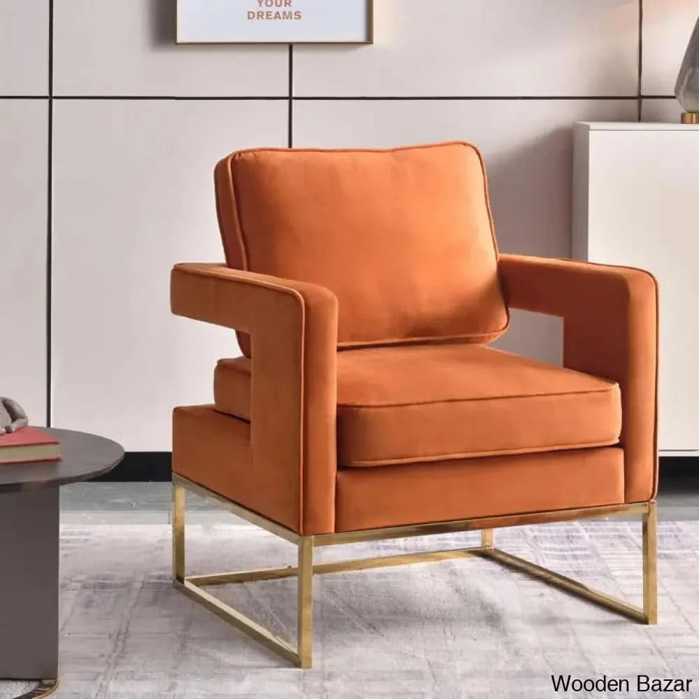 Arm Chair with Steel Leg