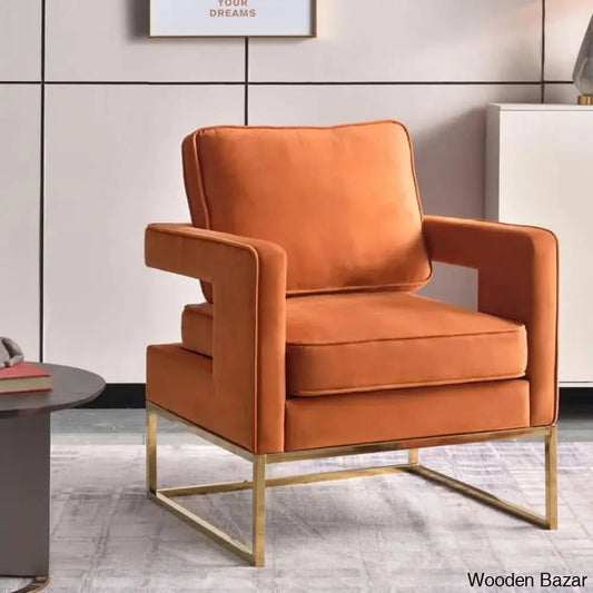 Arm Chair with Steel Leg