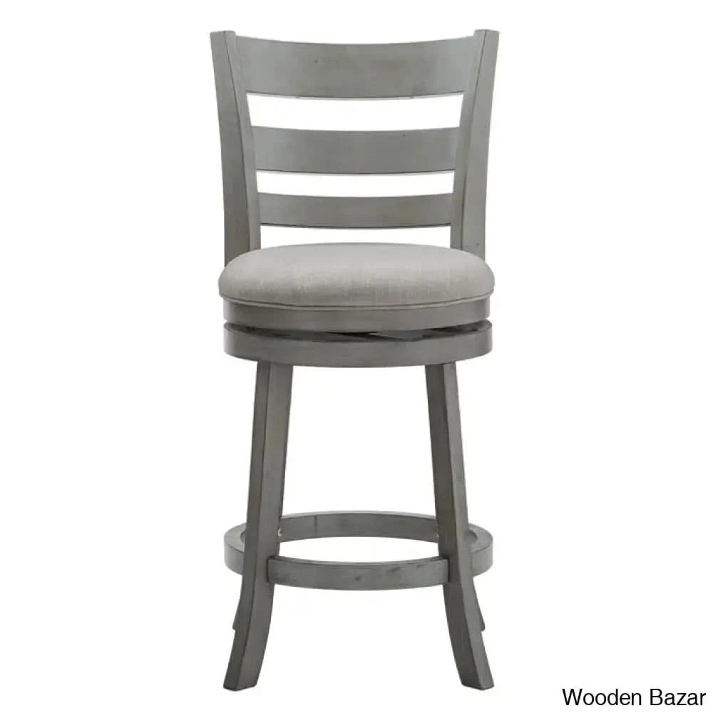Adelynnc Swivel Upholstered Counter And Bar Stool