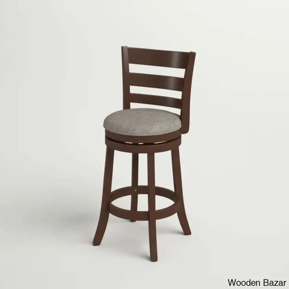 Adelynnc Swivel Upholstered Counter And Bar Stool