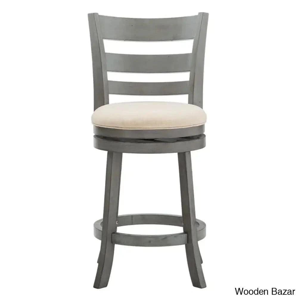 Adelynnc Swivel Upholstered Counter And Bar Stool