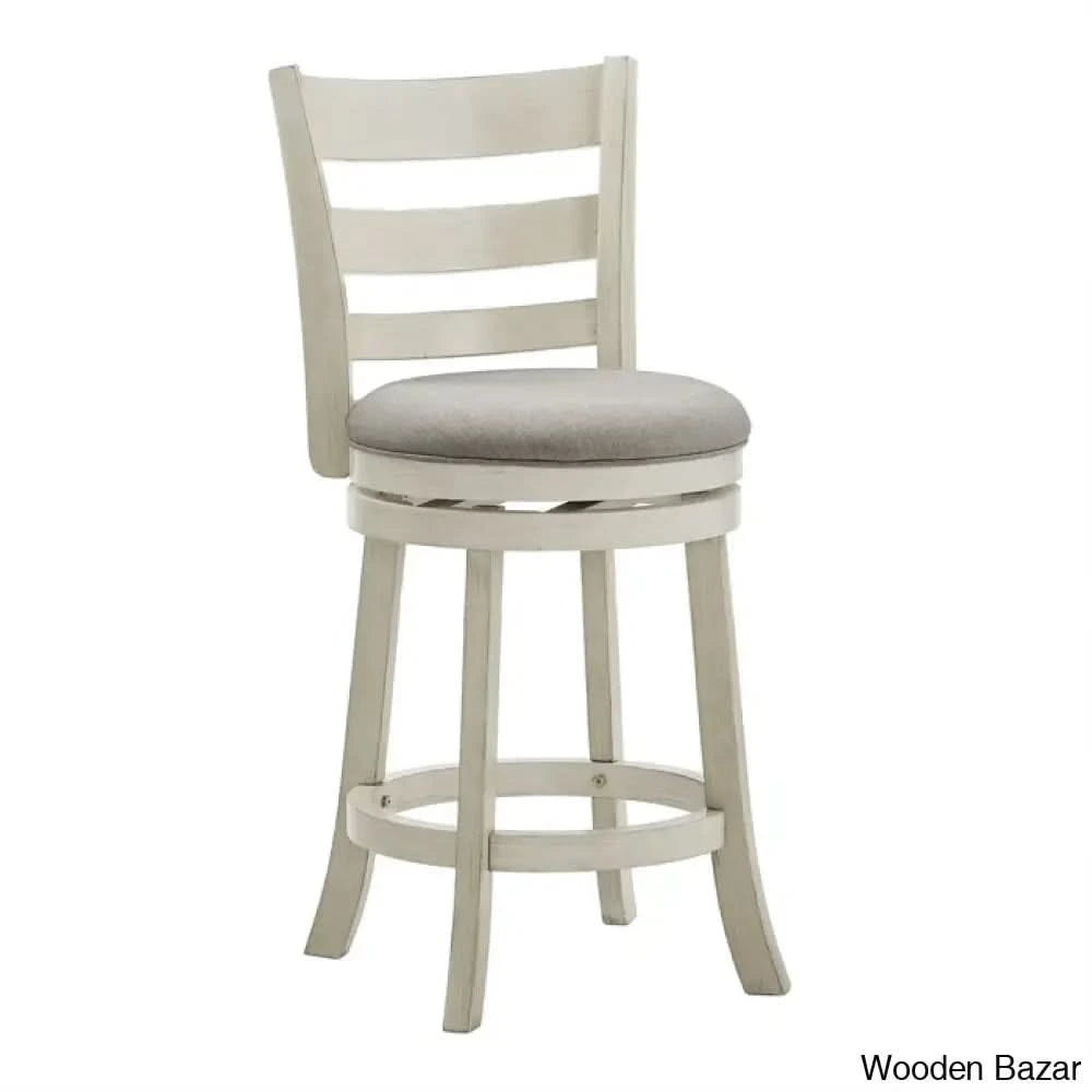 Adelynnc Swivel Upholstered Counter And Bar Stool